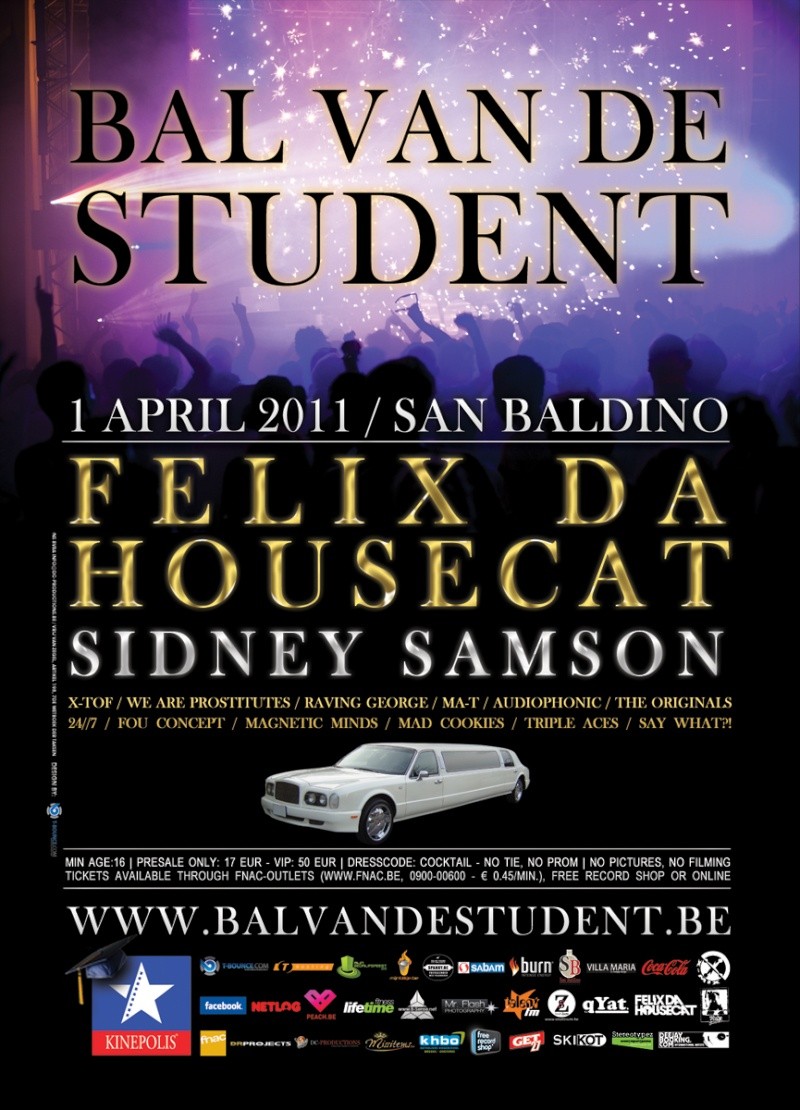 2011.04.01 - BAL VAN DE STUDENT 2011 : FELIX DA HOUSECAT, SIDNEY SAMSON... (BELGIUM) Bvds2010