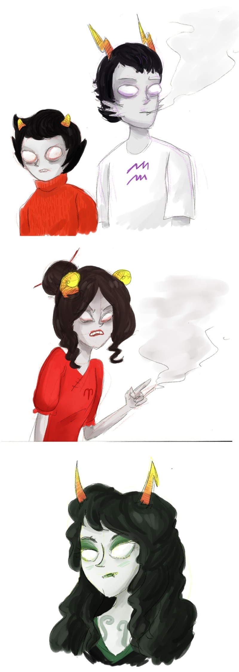 Scribblestuck (~._.)~ Alpha_10