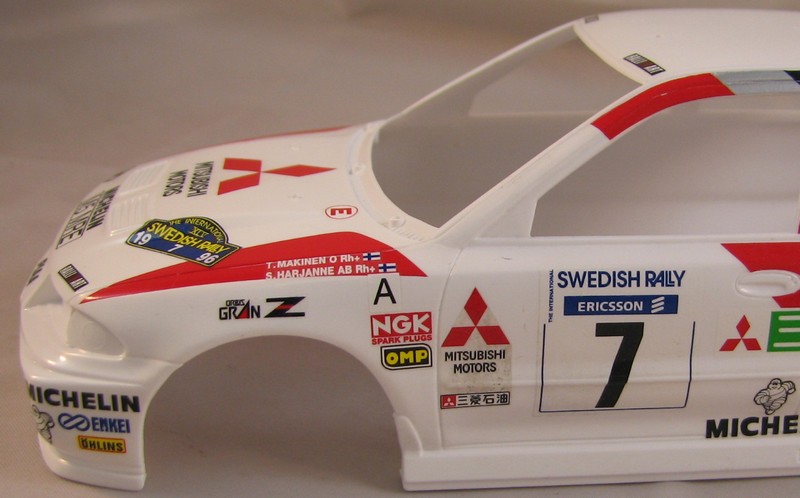 Mitsubishi lancer EVO III rally de suède en 1996 00315