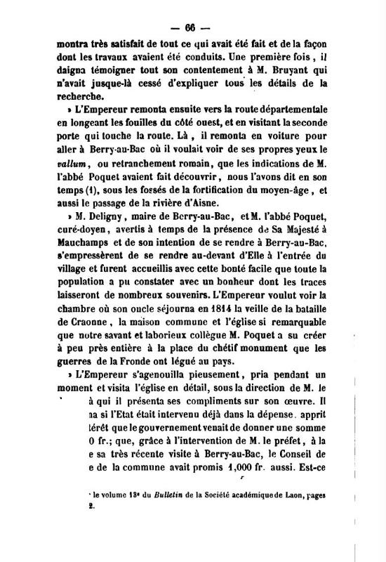 19 Novembre 1864, l'Empereur Napoléon III à Sapigneul 6610