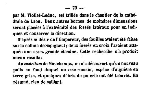 19 Novembre 1864, l'Empereur Napoléon III à Sapigneul 7010