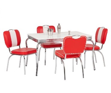 Vente Privée Chaises Tables et Tabourets Diner 50's   Cuisin10