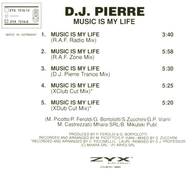 DJ Pierre Feroldi - 12 Maxi Single (1990 - 1996) Back51