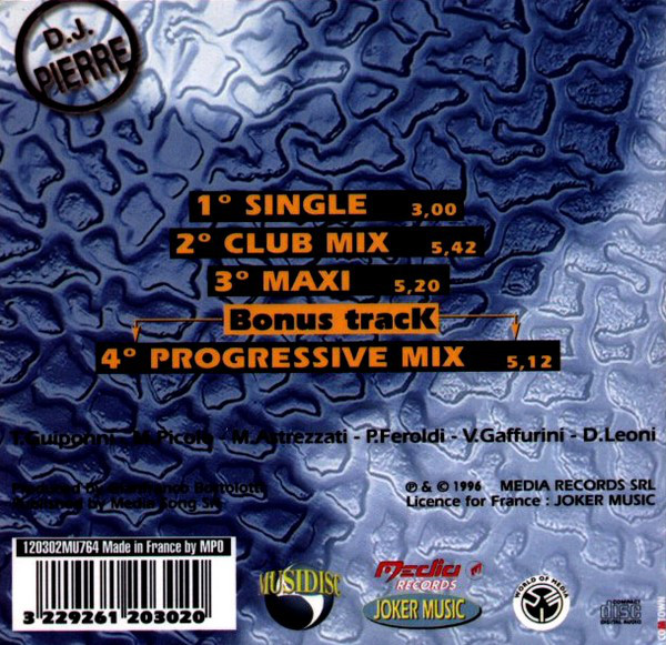 DJ Pierre Feroldi - 12 Maxi Single (1990 - 1996) Back53