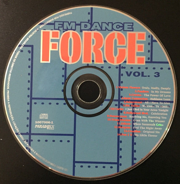 FM Dance Force Vol. 03 - Paradoxx Music (1998) - [Post. 06/08/2024] Cd172