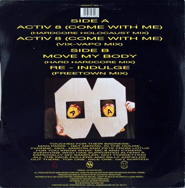 Altern 8 ‎– Activ 8 (Come With Me) (12'' Vinil, 1991) 320K  -[06/09/2023]- Contr119
