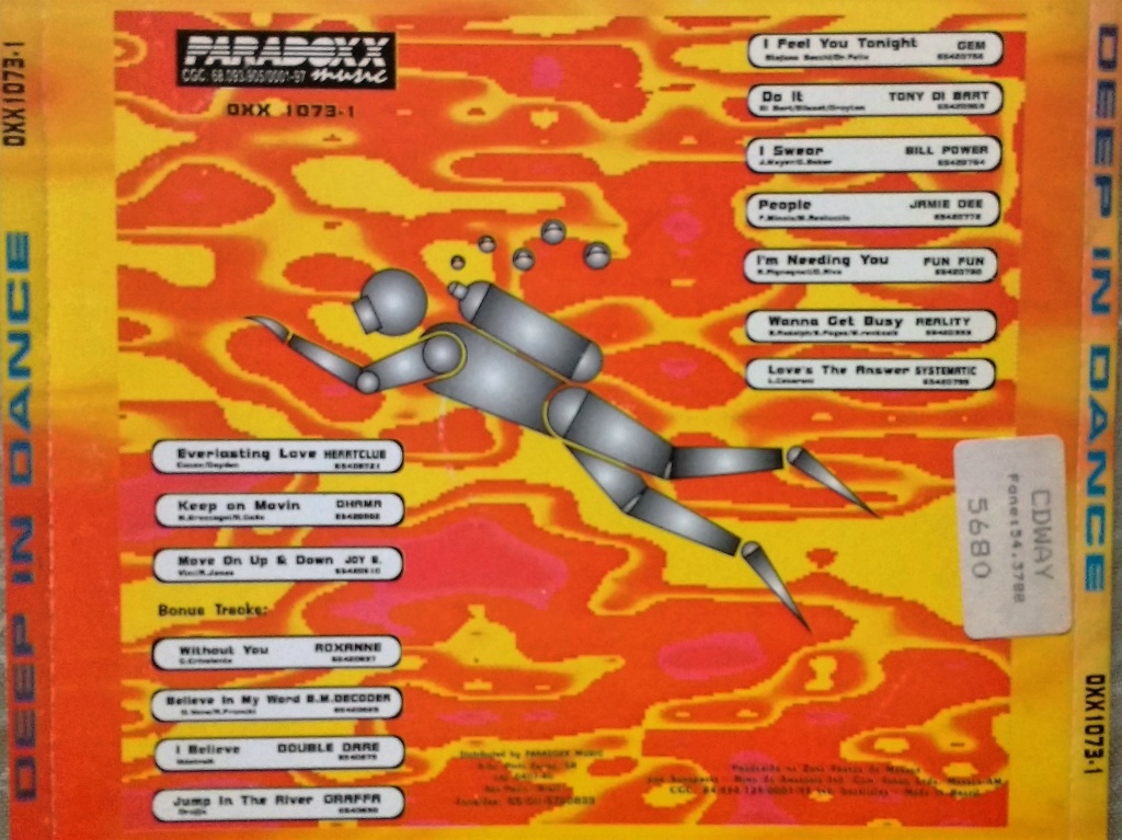 paradoxx - Deep In Dance (CD-Compilation, Paradoxx Music) (BRA, 1994) (320K) - [20/01/2024] Deep_i12