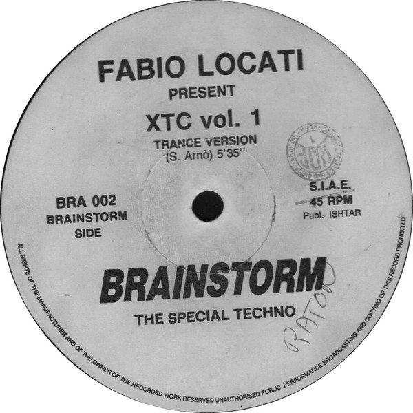Fabio Locati & Maurizio Braccagni – XTC Vol. 1 {Techno, Hardcore} (1993) - [22/02/23] R-111511