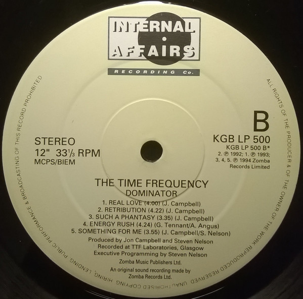 THE TIME FREQUENCY - REAL LOVE Vinil221