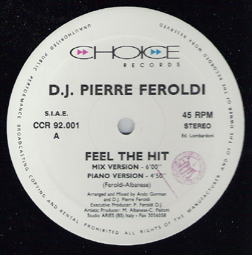 DJ Pierre Feroldi - 12 Maxi Single (1990 - 1996) Vinil55