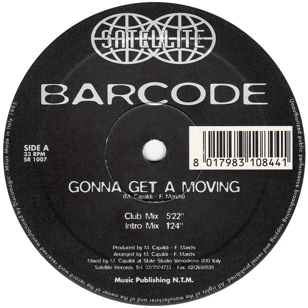Barcode - Gonna Get A Moving (Maxi-Single),  Satellite Records – SR 1007 (1995 - ITA) (320K) - Vinil_15