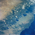 Chile visto desde el espacio Northp10