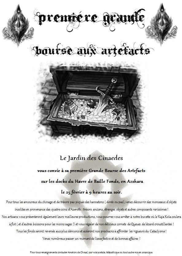 La Bourse aux artefacts Captur10