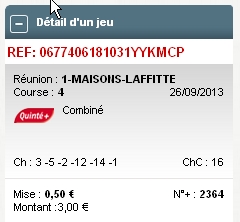 26/09/2013 --- MAISONS-LAFFITTE --- R1C4 --- Mise 12 € => Gains 0 € Screen82