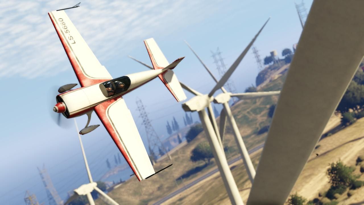 Grand Theft Auto V (GTA 5 ) Top Gun (aviation) Avion-10