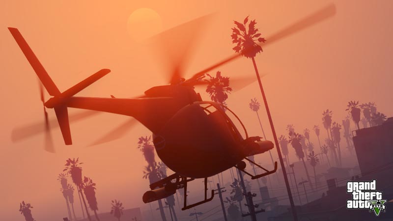 Grand Theft Auto V (GTA 5 ) Top Gun (aviation) Helico10