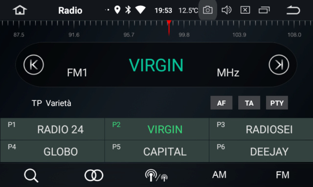 Autoradio Android per Grande Punto Screen17