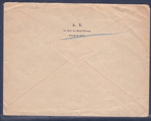Lettre (de Paris) avec oblitération " rosette de Lyon" de septembre 1943 avec contenu. _2000310