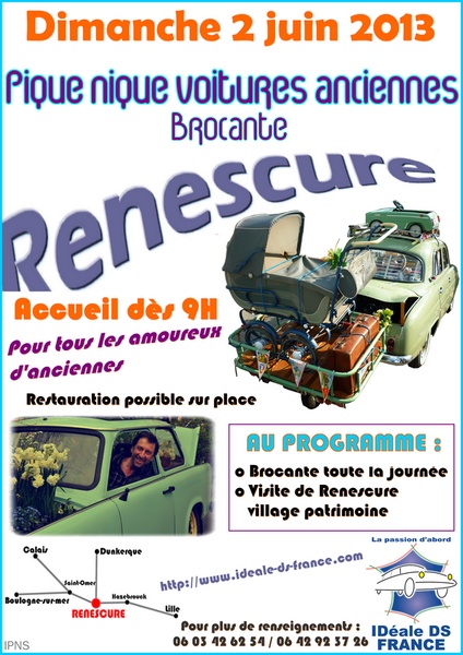 renescure - [2013] 2e pique-nique de Renescure (59) le dimanche 02 juin Affich11