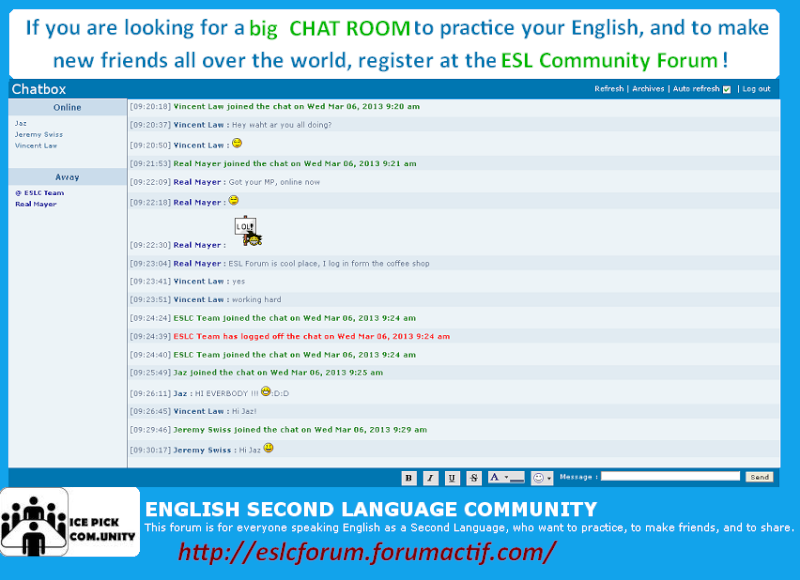 Chat Room Esl_ch10