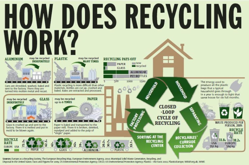 INFOGRAPHIC - How Does Recycling Work? Infogr11