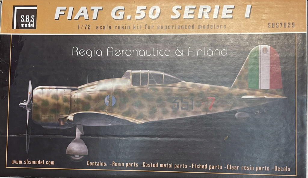 Fiat G-50 Serie I  " FA-19 "Ilmavoimat Finlande été 43 maquette SBS 1/72 eme   Img_4427