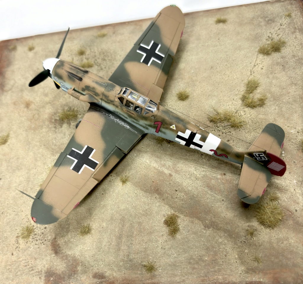 [Eduard] 1/72 - Messerschmitt  Bf 109 G-2 Trop .Werner Schroer 8/JG 27 Rhodes Novembre 1942  (bf109) Img_7726