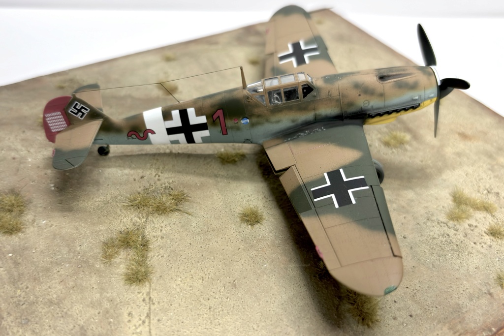 [Eduard] 1/72 - Messerschmitt  Bf 109 G-2 Trop .Werner Schroer 8/JG 27 Rhodes Novembre 1942  (bf109) Img_7727