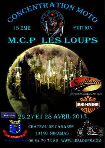concentration moto MCP Les Loups 26,27 et 28 avril à Miramas Concen10