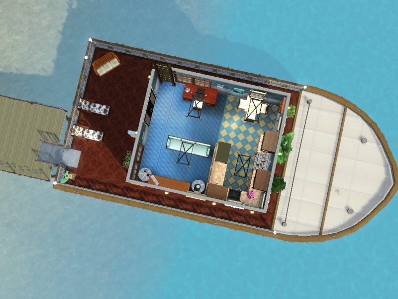 Relaxing House Boat Screen31