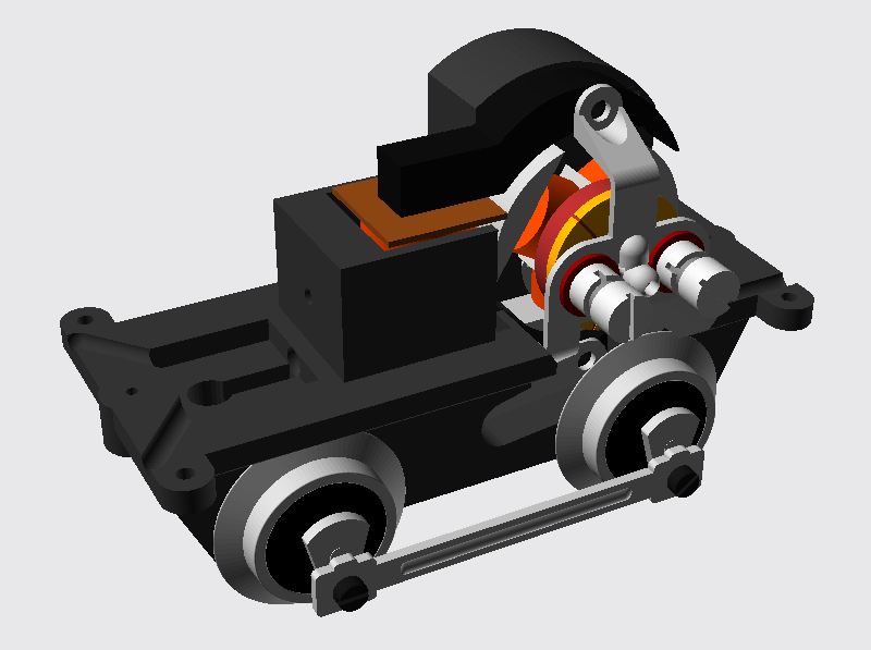 Te iii SBB en 0 - construction personnelle Chassi10