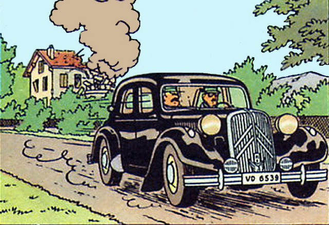 [DESSIN] Tintin et Citroën, 30 ans plus tard Tintin11