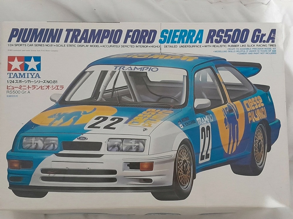 * 1:24 Ford Sierra Cosworth en duo versions Didier Auriol grA rallye Tamiya-Renaissances 136