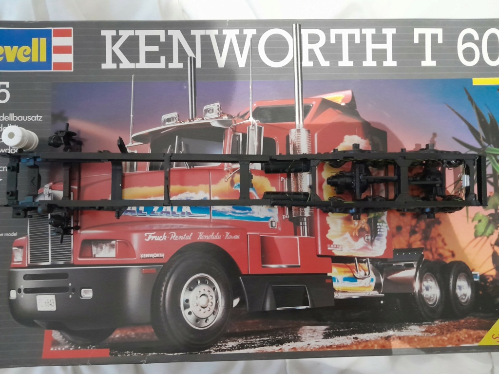 Kenworth T600 + transporteur racing 1:25 1526