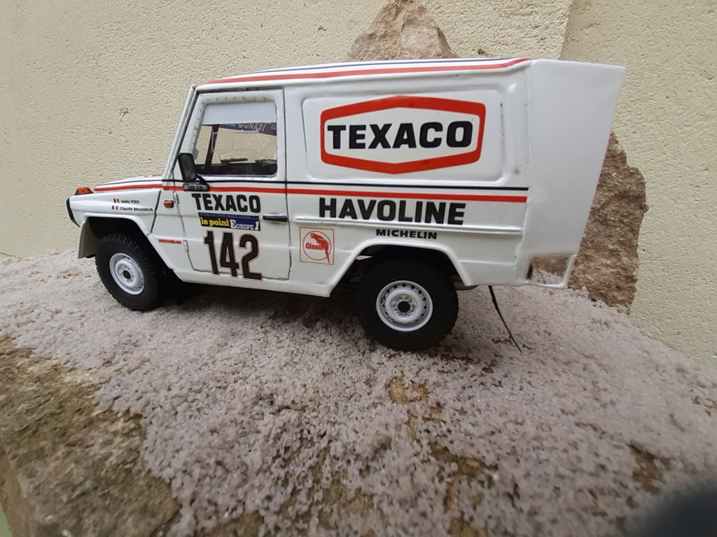 MERCEDES G280 1er Paris-Dakar 83 sur base italeri 1:24 20210613