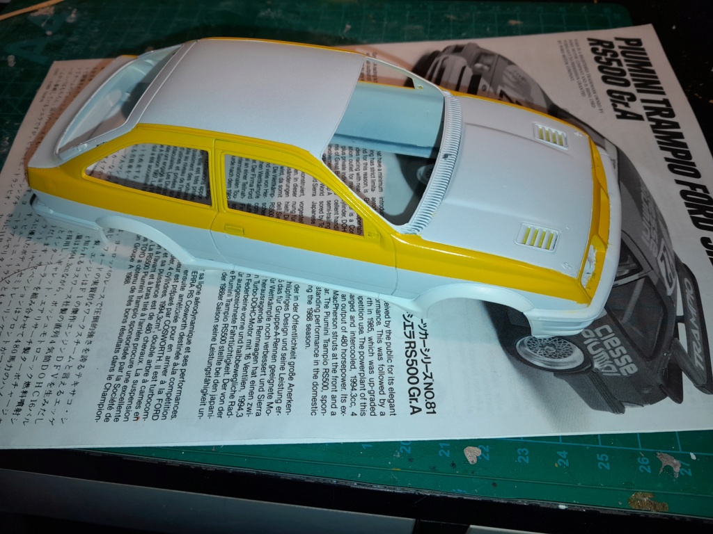 1:24 Ford Sierra Cosworth en duo versions Didier Auriol grA rallye Tamiya-Renaissances - Page 3 3521