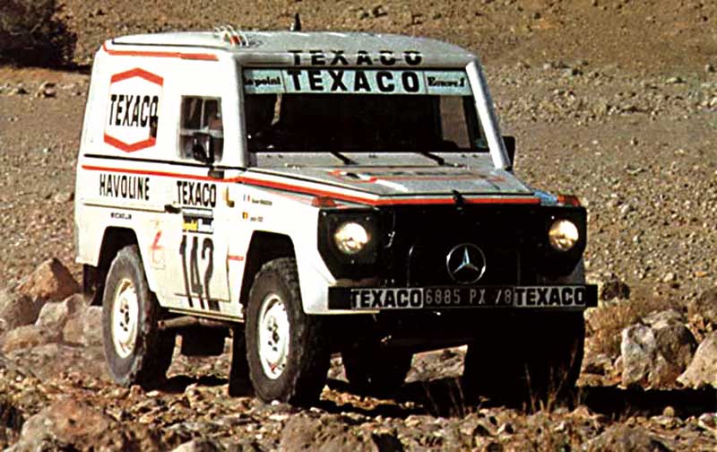 MERCEDES 280G 1er Paris-Dakar 1983 base Italeri 1:24 3692s10