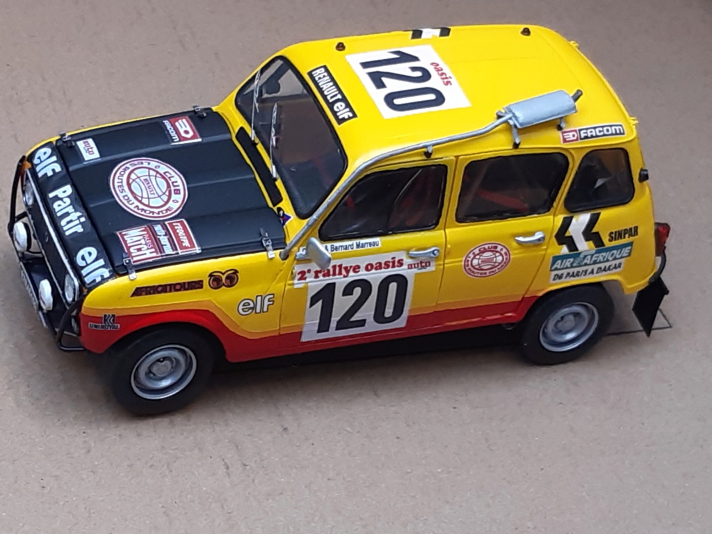 *1:24 renault 4L dakar 1980 frères Marreau Heller 4320