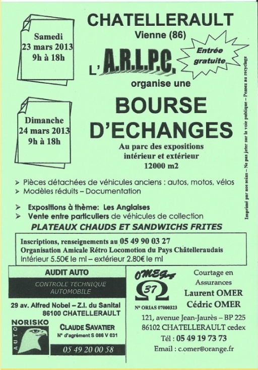 Bourse d'échange Chatellerault 86 23 et 24 mars 2013 Bourse10