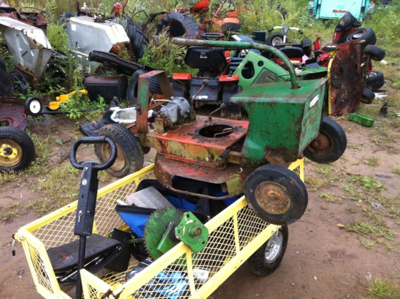 mower - 60's springfeild mini tractor speed mower.  12347_10