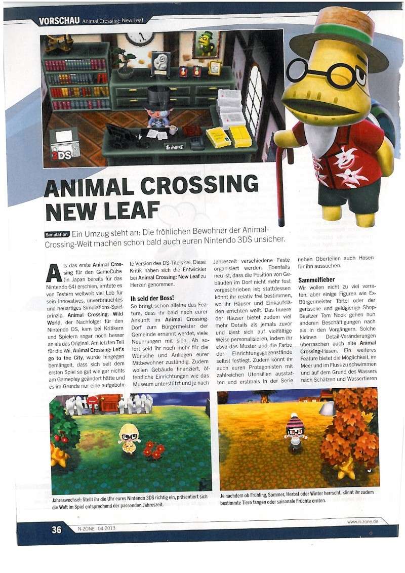 Zeitungsartikel Animal Crossing: New Leaf entdeckt!!! Seite_16