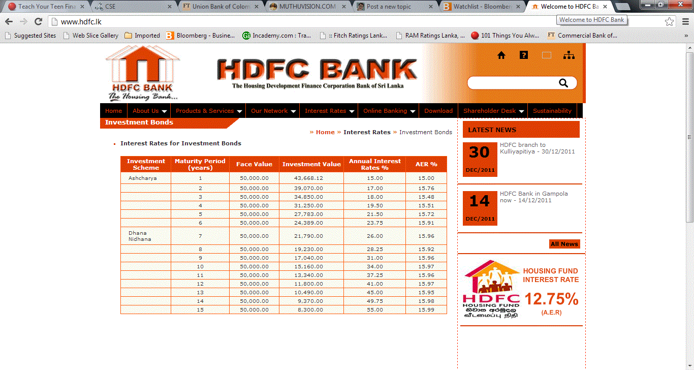 HDFC Bonds..can any one tell me, investing on it is a good idea? Hdfc12