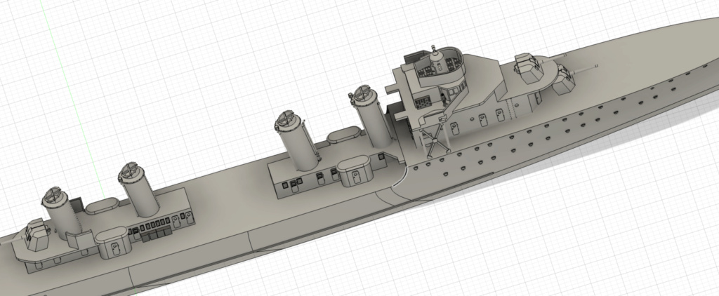 Contre-torpilleur Guépard 39/40 [modélisation & impression 3D 1/1800° & 1/700°] de cyril69 - Page 3 Captur43