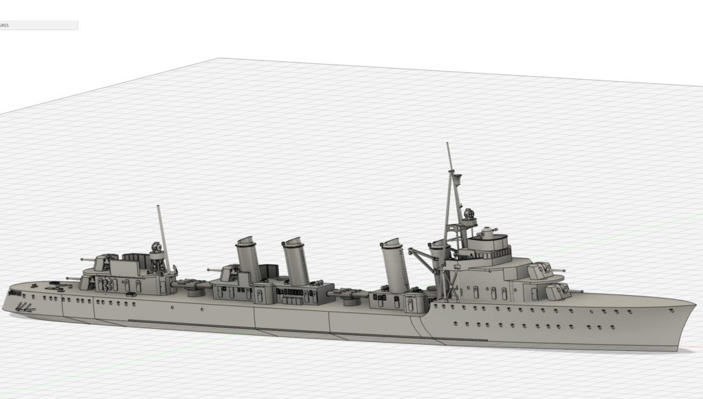 Contre-torpilleur Guépard 39/40 [modélisation & impression 3D 1/1800° & 1/700°] de cyril69 - Page 3 Captur51