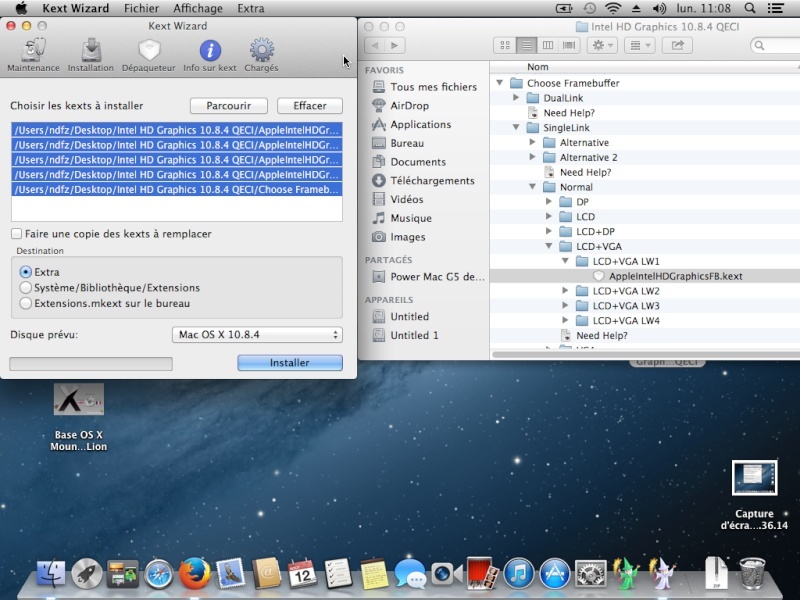 Tuto: OS X 10.8.4 sur  HP DV6 3075sf.  Captur23