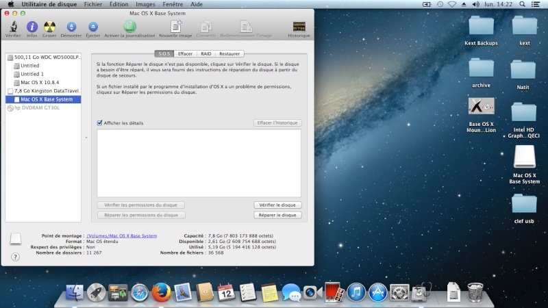 Tuto: OS X 10.8.4 sur HP DV6 3075sf. - Page 3 Captur31