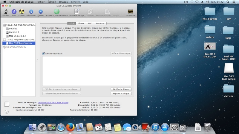 Tuto: OS X 10.8.4 sur  HP DV6 3075sf.  Captur31