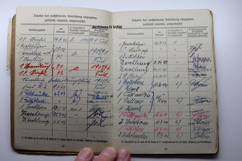 Soldbuch Artillerie côtière France, batterie TODT et Festung St-Nazaire Marine14