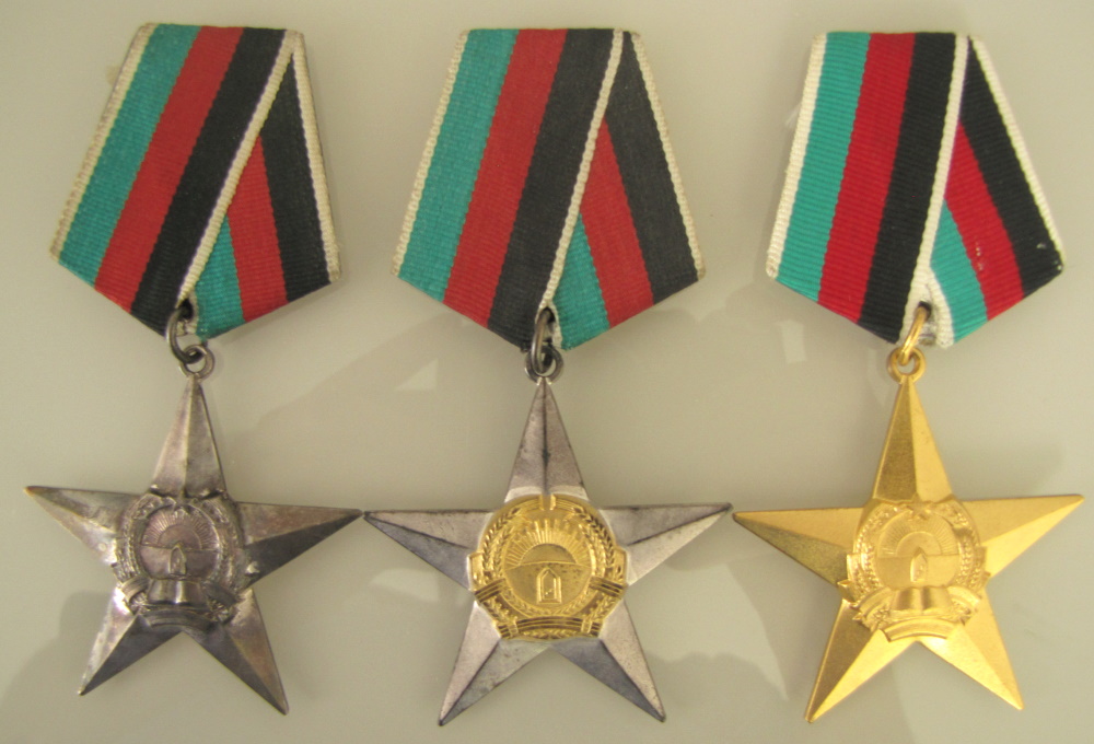 Les Ordres et médailles de la République Populaire d'Afghanistan Etoile16