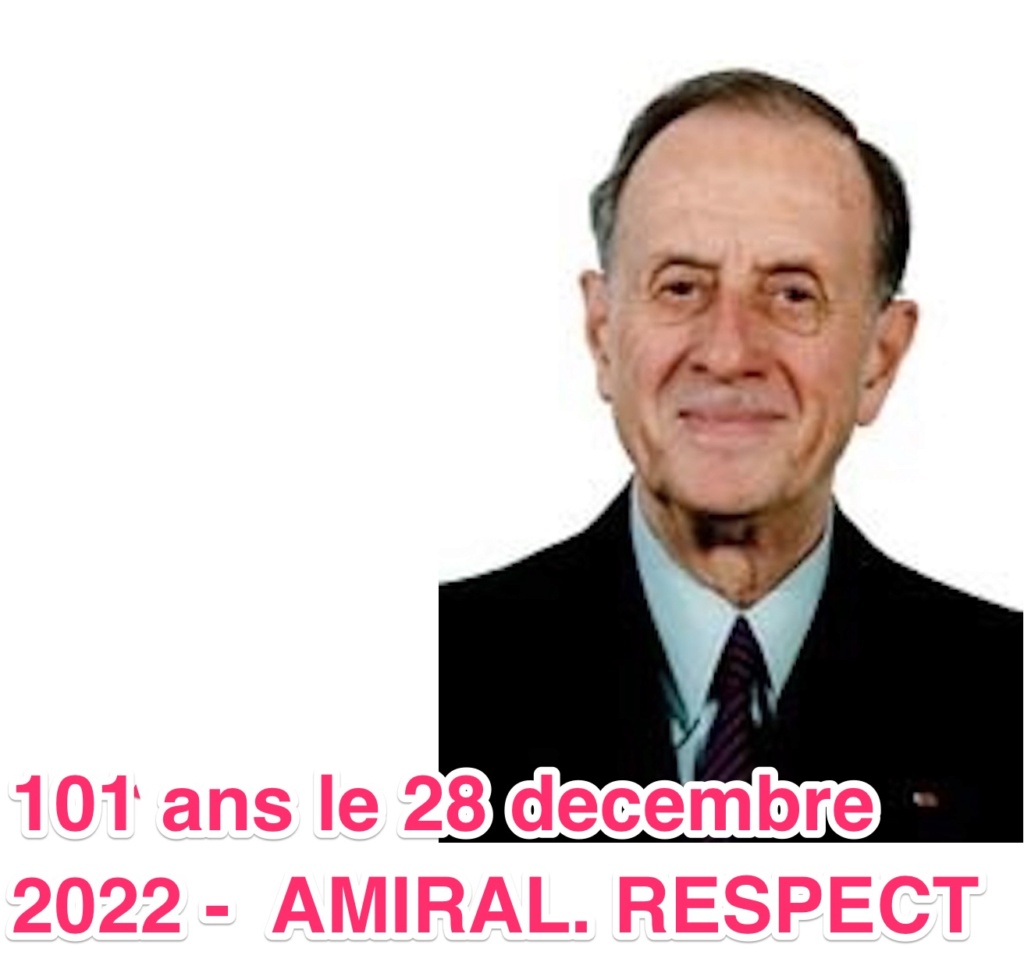 HIER ! Le 28 decembre  l'amiral. Philippe de Gaulle.  fêait ses  101 ans  Prox1089